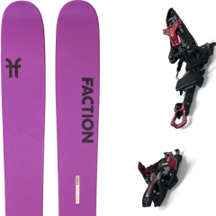 comparer et trouver le meilleur prix du ski Faction Alpin 3.0 x + kingpin 10 100-125mm black/red violet sur Sportadvice