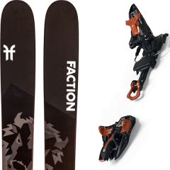 comparer et trouver le meilleur prix du ski Faction Alpin prodigy 4.0 + kingpin 13 100-125 mm black/cooper noir/gris sur Sportadvice