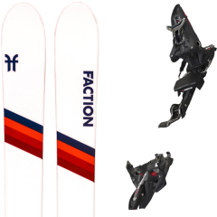 comparer et trouver le meilleur prix du ski Faction Alpin candide 5.0 + kingpin mwerks 12 100-125mm blk/red blanc sur Sportadvice