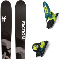 comparer et trouver le meilleur prix du ski Faction Alpin prodigy 2.0 + jester 18 pro id teal/flo-yellow noir/gris sur Sportadvice