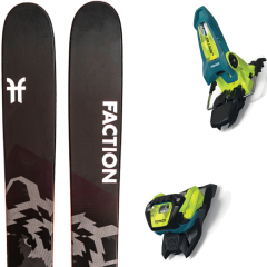 comparer et trouver le meilleur prix du ski Faction Alpin prodigy 3.0 + jester 18 pro id teal/flo-yellow noir/gris sur Sportadvice