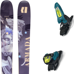 comparer et trouver le meilleur prix du ski Armada Alpin arv 96 + griffon 13 id teal/flo-yellow gris/noir/multicolore sur Sportadvice
