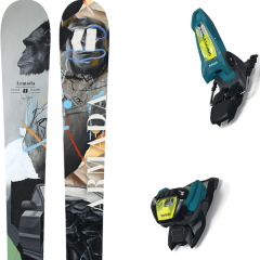 comparer et trouver le meilleur prix du ski Armada Alpin arv 84 + griffon 13 id teal/flo-yellow gris/bleu/multicolore sur Sportadvice