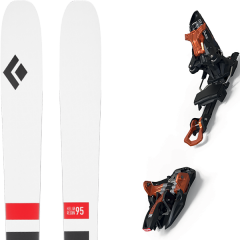 comparer et trouver le meilleur prix du ski Black Diamond Rando helio recon 95 + kingpin 10 75-100mm black/cooper blanc/noir/rouge sur Sportadvice