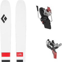 comparer et trouver le meilleur prix du ski Black Diamond Rando helio recon 95 + atk crest 10 97mm blanc/noir/rouge sur Sportadvice