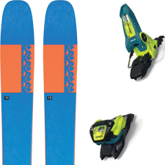 comparer et trouver le meilleur prix du ski K2 Alpin mindbender 116c + jester 18 pro id teal/flo-yellow bleu/orange sur Sportadvice