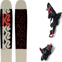 comparer et trouver le meilleur prix du ski K2 Alpin reckoner 112 + kingpin 13 100-125mm black/red beige/multicolore sur Sportadvice