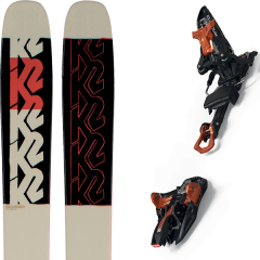 comparer et trouver le meilleur prix du ski K2 Alpin reckoner 112 + kingpin 13 100-125 mm black/cooper beige/multicolore sur Sportadvice