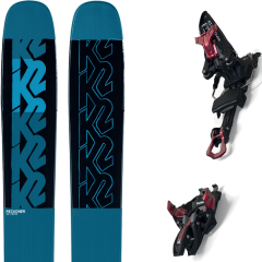comparer et trouver le meilleur prix du ski K2 Alpin reckoner 122 + kingpin 13 100-125mm black/red bleu sur Sportadvice