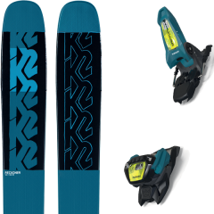 comparer et trouver le meilleur prix du ski K2 Alpin reckoner 122 + griffon 13 id teal/flo-yellow bleu sur Sportadvice