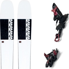 comparer et trouver le meilleur prix du ski K2 Alpin mindbender 108 ti + kingpin 13 100-125mm black/red blanc/multicolore sur Sportadvice