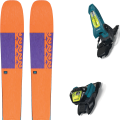 comparer et trouver le meilleur prix du ski K2 Alpin mindbender 98ti alliance + griffon 13 id teal/flo-yellow orange/violet sur Sportadvice