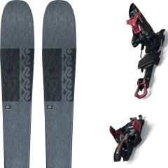 comparer et trouver le meilleur prix du ski K2 Alpin mindbender 85 + kingpin 10 75-100mm black/red gris sur Sportadvice