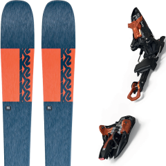 comparer et trouver le meilleur prix du ski K2 Alpin mindbender 90c + kingpin 10 75-100mm black/cooper bleu/orange sur Sportadvice