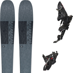 comparer et trouver le meilleur prix du ski K2 Alpin mindbender 85 + kingpin mwerks 12 75-100mm blk/red gris sur Sportadvice