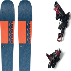 comparer et trouver le meilleur prix du ski K2 Alpin mindbender 90c + kingpin 10 75-100mm black/red bleu/orange sur Sportadvice