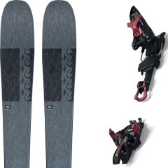 comparer et trouver le meilleur prix du ski K2 Alpin mindbender 85 + kingpin 13 75-100mm black/red gris sur Sportadvice