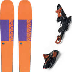 comparer et trouver le meilleur prix du ski K2 Alpin mindbender 98ti alliance + kingpin 13 75-100 mm black/cooper orange/violet sur Sportadvice