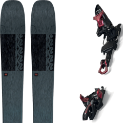 comparer et trouver le meilleur prix du ski K2 Alpin mindbender 99ti + kingpin 13 75-100mm black/red gris sur Sportadvice