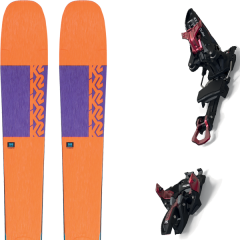 comparer et trouver le meilleur prix du ski K2 Alpin mindbender 98ti alliance + kingpin 13 75-100mm black/red orange/violet sur Sportadvice