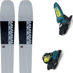 comparer et trouver le meilleur prix du ski K2 Alpin mindbender 90ti + griffon 13 id teal/flo-yellow gris sur Sportadvice
