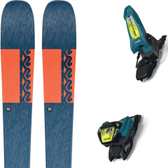 comparer et trouver le meilleur prix du ski K2 Alpin mindbender 90c + griffon 13 id teal/flo-yellow bleu/orange sur Sportadvice