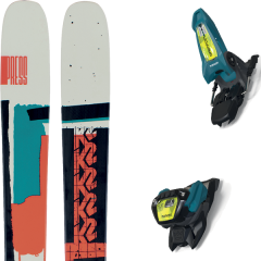 comparer et trouver le meilleur prix du ski K2 Alpin press + griffon 13 id teal/flo-yellow multicolore sur Sportadvice