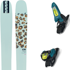 comparer et trouver le meilleur prix du ski K2 Alpin empress + griffon 13 id teal/flo-yellow multicolore sur Sportadvice