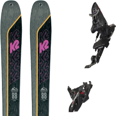 comparer et trouver le meilleur prix du ski K2 Rando talkback 88 + kingpin mwerks 12 75-100mm blk/red gris/noir sur Sportadvice