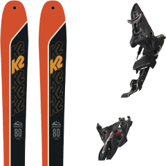 comparer et trouver le meilleur prix du ski K2 Rando wayback 80 + kingpin mwerks 12 75-100mm blk/red rouge/noir sur Sportadvice