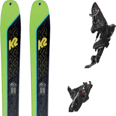 comparer et trouver le meilleur prix du ski K2 Rando wayback 88 + kingpin mwerks 12 75-100mm blk/red vert/noir sur Sportadvice