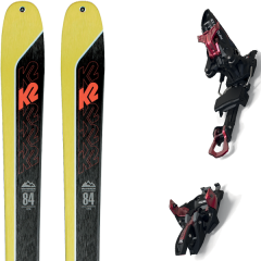 comparer et trouver le meilleur prix du ski K2 Rando wayback 84 + kingpin 13 75-100mm black/red jaune/noir sur Sportadvice