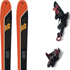 comparer et trouver le meilleur prix du ski K2 Rando wayback 80 + kingpin 10 75-100mm black/red rouge/noir sur Sportadvice