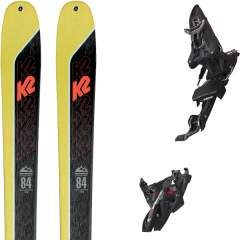 comparer et trouver le meilleur prix du ski K2 Rando wayback 84 + kingpin mwerks 12 75-100mm blk/red jaune/noir sur Sportadvice