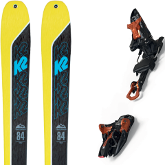 comparer et trouver le meilleur prix du ski K2 Rando talkback 84 + kingpin 13 75-100 mm black/cooper jaune/noir sur Sportadvice