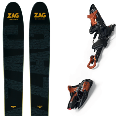 comparer et trouver le meilleur prix du ski Zag Rando bakan + kingpin 10 100-125mm black/cooper noir/jaune sur Sportadvice