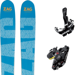 comparer et trouver le meilleur prix du ski Zag Rando ubac 89 lady + attacco va.2 7-9 bleu sur Sportadvice