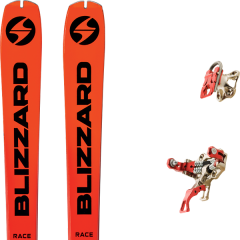 comparer et trouver le meilleur prix du ski Blizzard Rando zero g race + race 99 orange sur Sportadvice