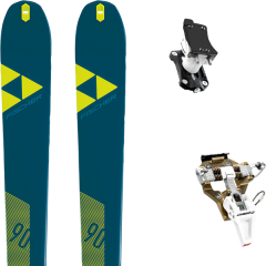 comparer et trouver le meilleur prix du ski Fischer Rando transalp 90 carbon + speed turn 2.0 bronze/black bleu/jaune sur Sportadvice