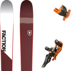 comparer et trouver le meilleur prix du ski Faction Rando prime 1.0 19 + guide 12 orange rouge/blanc 2019 sur Sportadvice