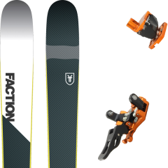 comparer et trouver le meilleur prix du ski Faction Rando prime 2.0 19 + guide 12 orange bleu/blanc 2019 sur Sportadvice