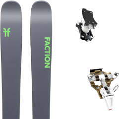 comparer et trouver le meilleur prix du ski Faction Rando agent 2.0 + speed turn 2.0 bronze/black gris sur Sportadvice