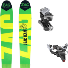 comparer et trouver le meilleur prix du ski Zag Rando ubac team + speed radical silver vert/jaune sur Sportadvice