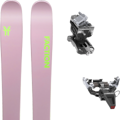comparer et trouver le meilleur prix du ski Faction Rando agent 2.0 x + speed radical silver rose sur Sportadvice