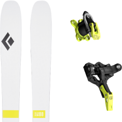 comparer et trouver le meilleur prix du ski Black Diamond Rando helio recon 88 + atk trofeo 8 blanc/noir/jaune sur Sportadvice