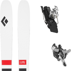 comparer et trouver le meilleur prix du ski Black Diamond Rando helio recon 95 + atk r12 97mm white blanc/noir/rouge sur Sportadvice