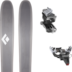 comparer et trouver le meilleur prix du ski Black Diamond Rando helio 95 + speed radical silver gris/blanc/rouge sur Sportadvice