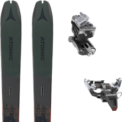 comparer et trouver le meilleur prix du ski Atomic Rando backland 95 green/black + speed radical silver noir/vert sur Sportadvice