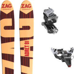 comparer et trouver le meilleur prix du ski Zag Rando adret 81 18 + speed radical silver marron/orange 2018 sur Sportadvice