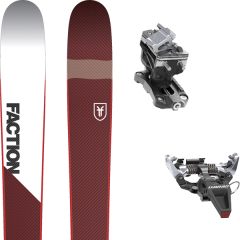 comparer et trouver le meilleur prix du ski Faction Rando prime 1.0 19 + speed radical silver rouge/blanc 2019 sur Sportadvice